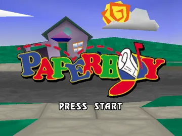 Paperboy (USA) screen shot title